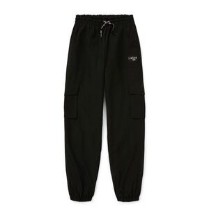 (NEW) Limited Too Girls Parachute Cargo Pants - Black